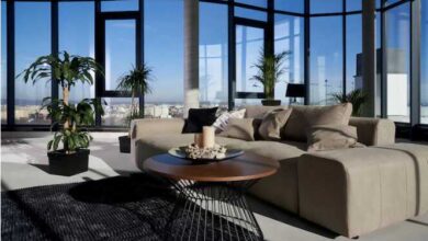 large windows